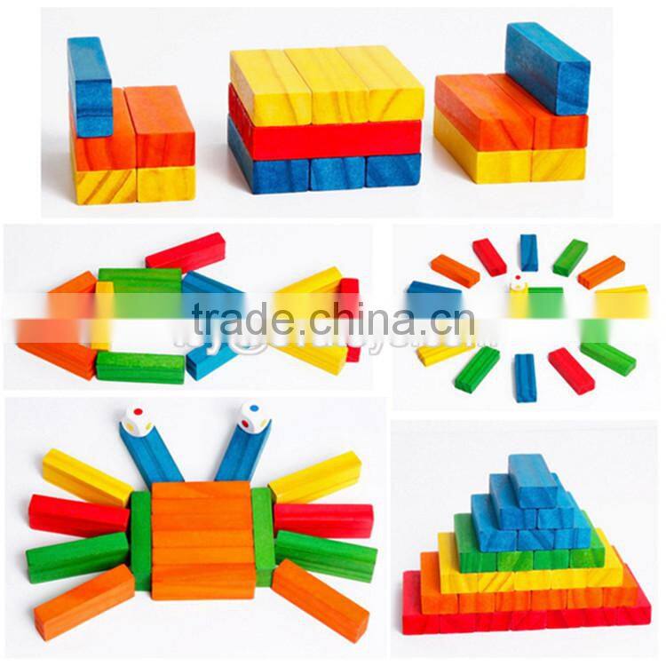 Building Blocks Classic Wooden Toy for Kids W13D153-S