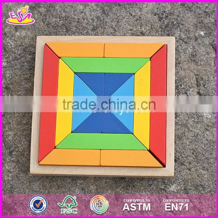 2017 new design 100 pieces kids preschool building toy wood blocks for sale W13A130