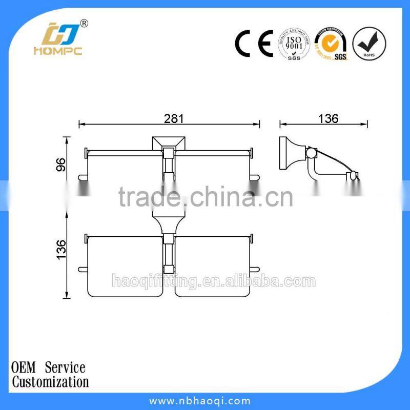 toilet double paper holder