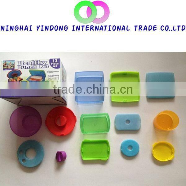 new designed The fresh-keeping box set healthy lunch kit 13piece set