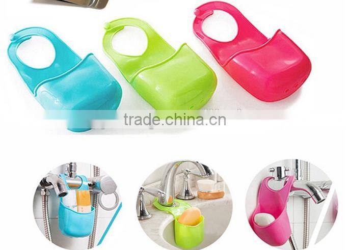 16114 Convenient Sponge Holder Sink Holder Soap Dish Clean & Dry Soap Holder Kitchen Gadget Organizer