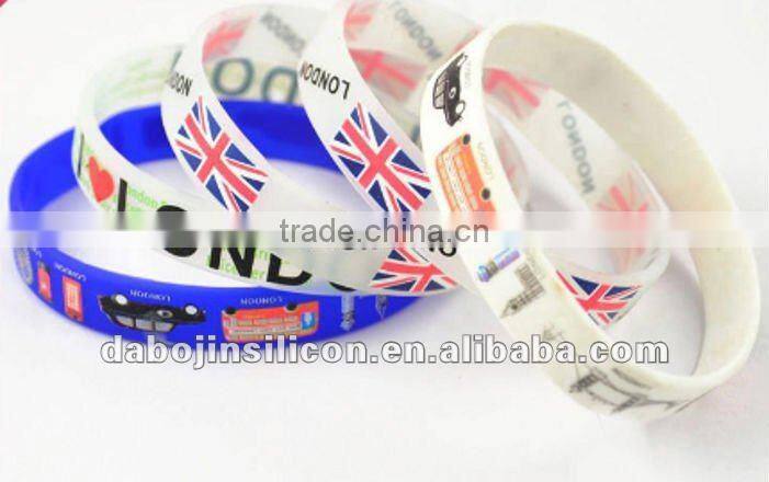 Poland flag silicone bracelet