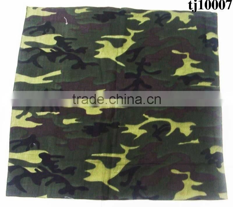 Custom design polyester and cotton designer kerchief in trendy style