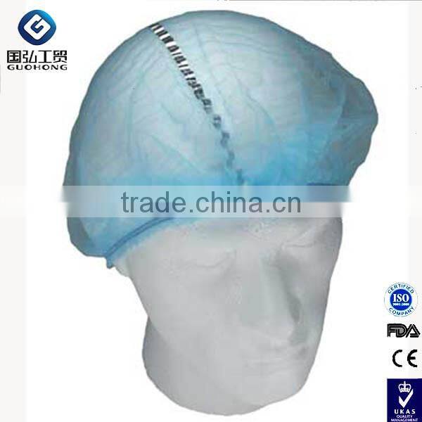 Best selling medical supplies nowoven bouffant clip cap mob cap