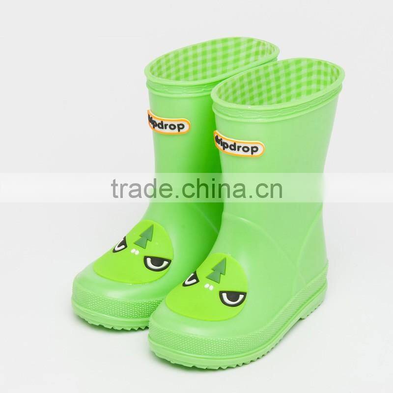 animal print kids children rubber rain boot wellington gumboots OEM factory