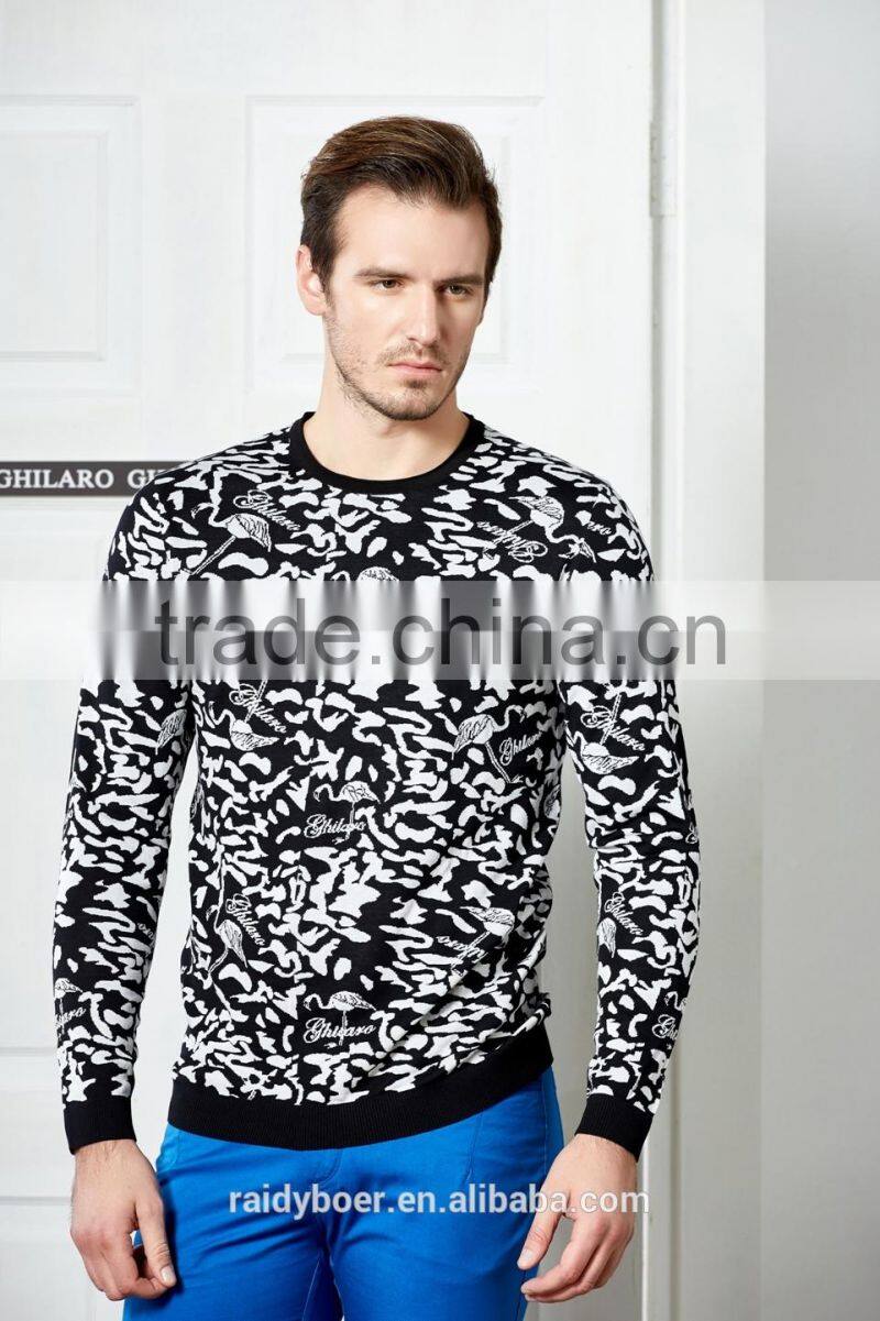 Raidy Boer Men's print knitwear