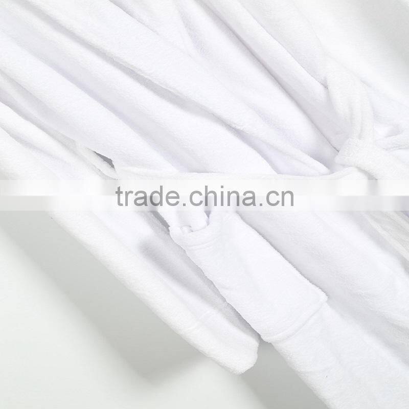 wholesale luxury hotel coral fleece bathrobe,wholesale unisex gown coral fleece bathrobe for women or men