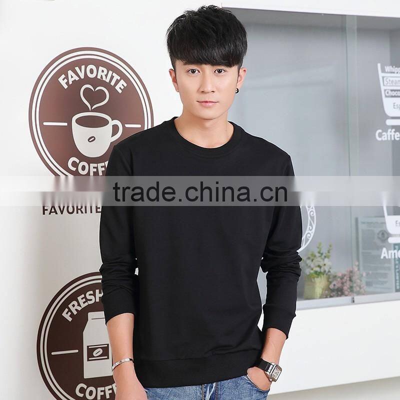 Wholesale in china 100% cotton t shirt costom long sleeve t shirt men