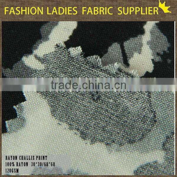 shaoxing cichengtex printed rayon fabric and high quality wholesale rayon fabric