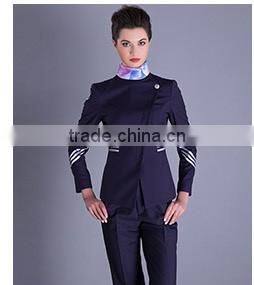 White Shirt And Black Skirts For Eastern Airlines Flight Attendant Uniforms