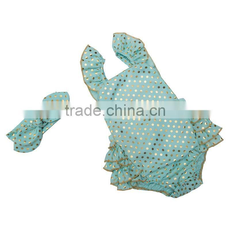 2017 Boutique Baby Clothing Baby Cotton Romper Summer Jumpsuits For Girls