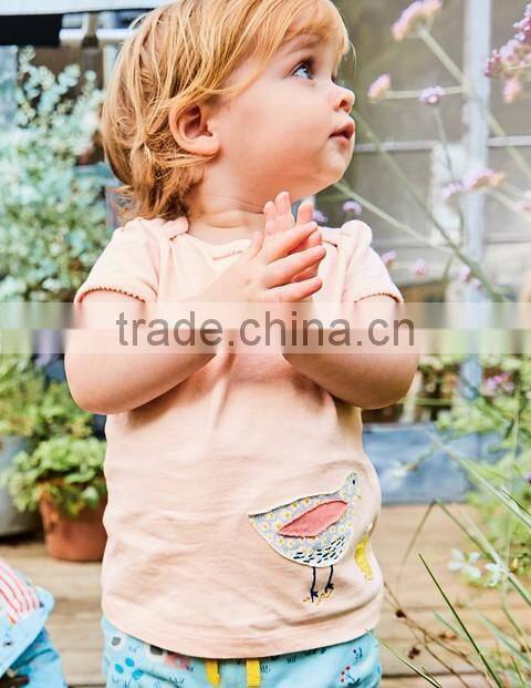 Custom vanityKnitting cotton summer baby girls Plain crop tops wholesale Latest fancy tops girls