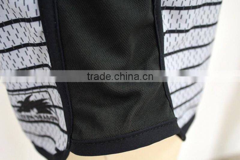 2016 NEW CROSSFIT BLACK AND WHITE STRIPE WOMENS' MMA SHORTS