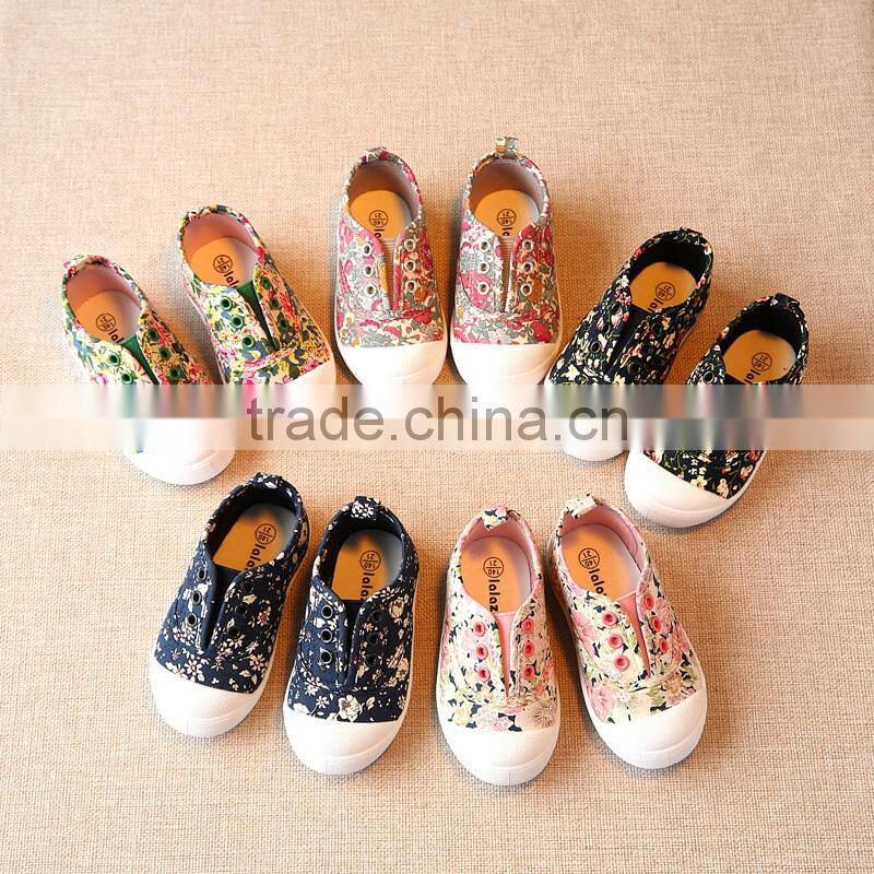 FC1968 spring 2017 new style sport canvas shoes children printed shoes