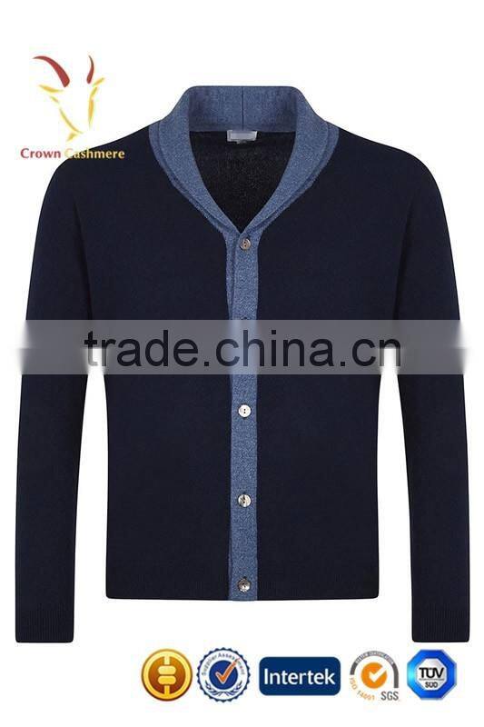Manufacture Men Woolen Cardigan Sweater Design 2017