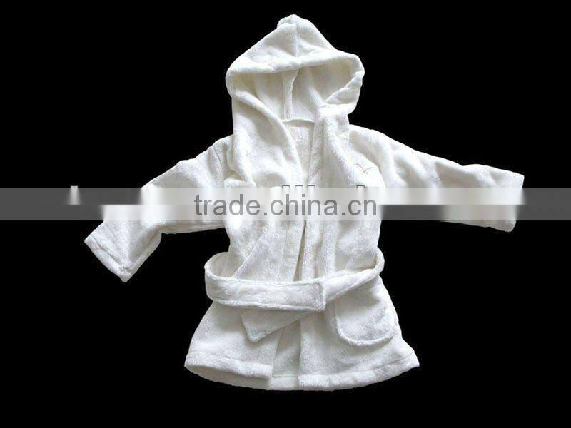 Hood 100% cotton towel girls and boys baby bathrobes