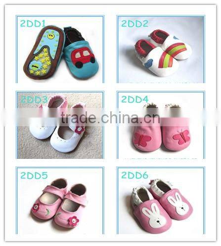 fashionable design leather soft sole shoes infant baby shoes
