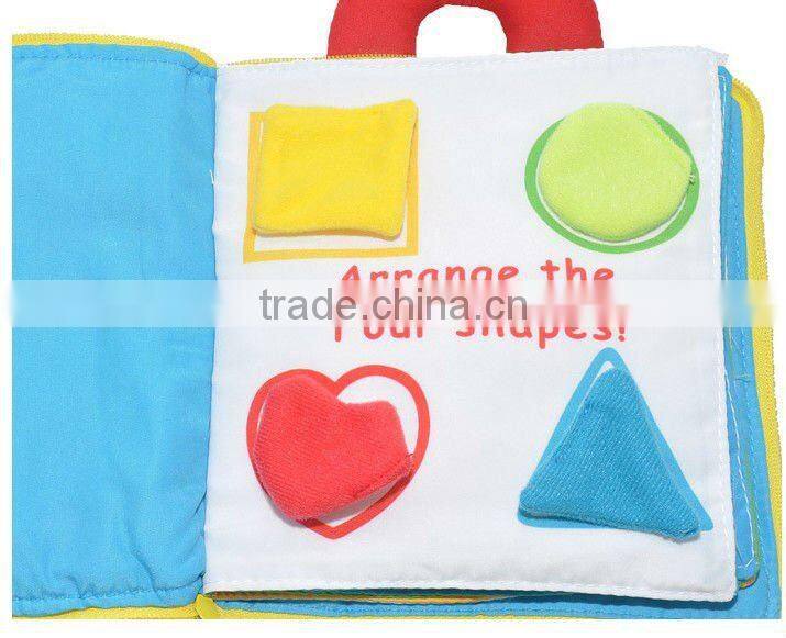 handmade fabric baby cloth book