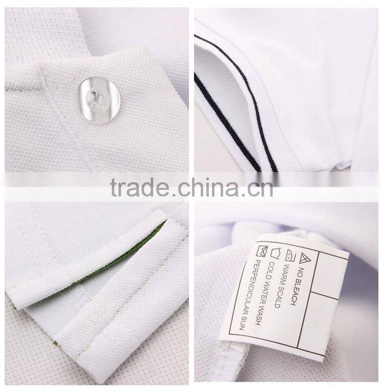 Manufacturer supply breathable custom logo polo shirts