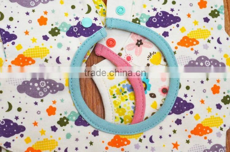 Cute 360 degree cotton baby drool cloths