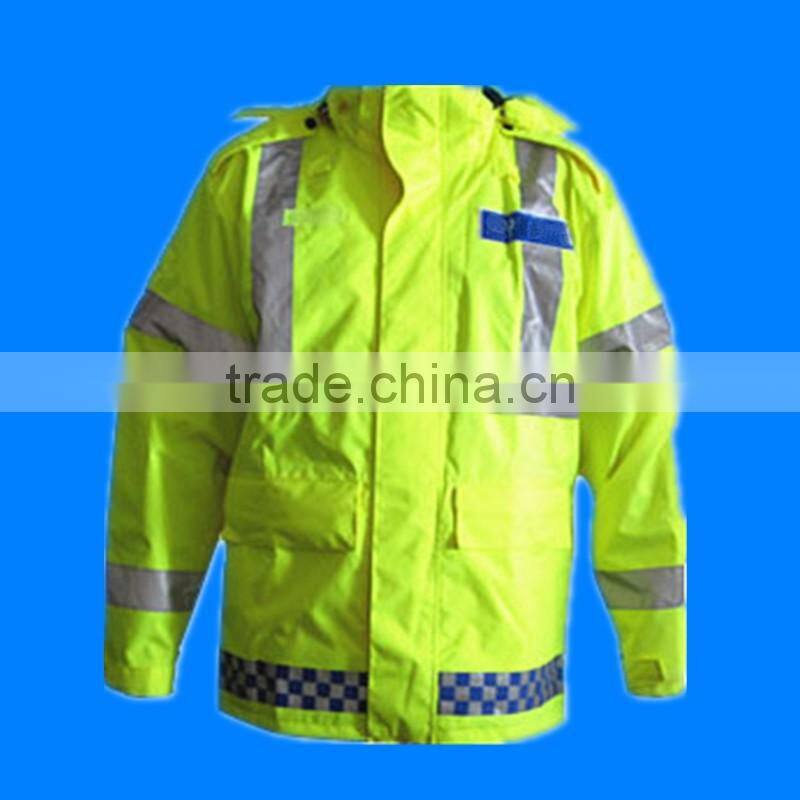 raining day best choice high quality reflective pvc raincoat for motorcycle riders