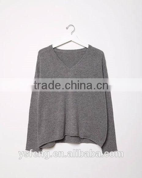 2017 New Design Hand Knitted Woolen Girls Sweater