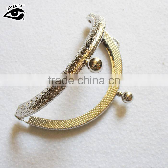 8.5CM wholesale fashion metal purse frame for bag cluth purse frame metal frame