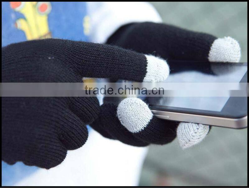 2016 hot selling Fashion warm wholesale touch gloves for all smart mobilephone and tablet PC 1