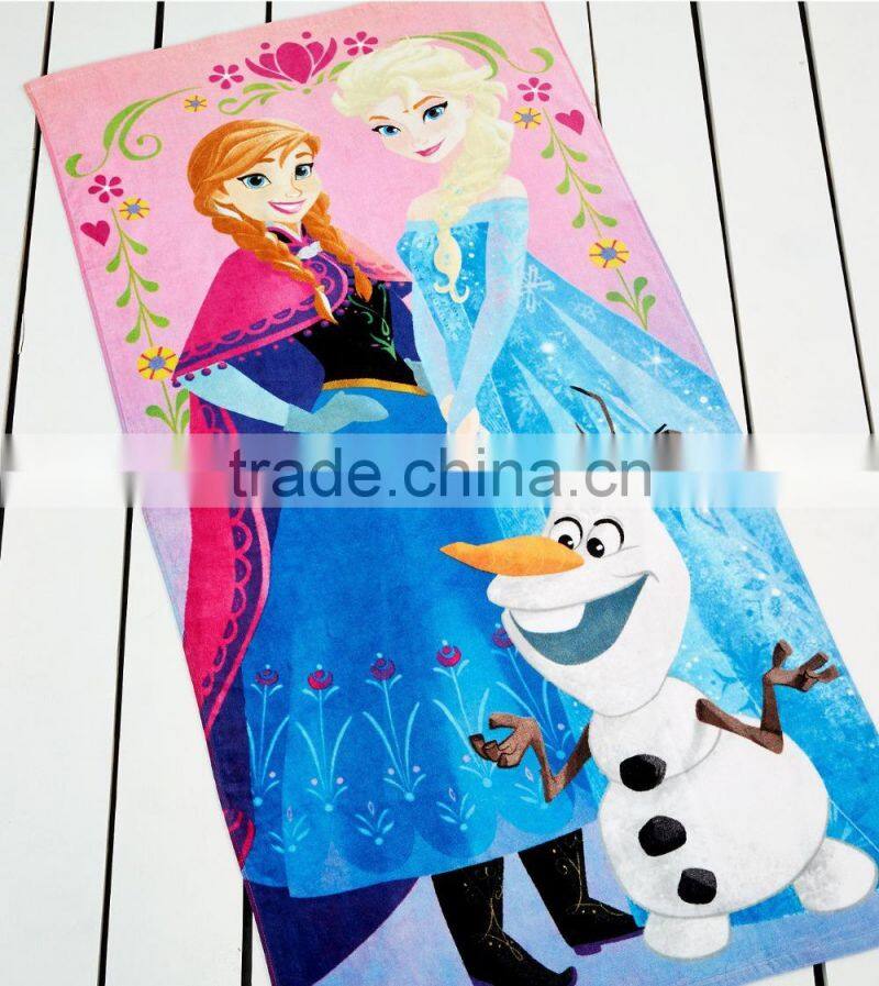 Custom design Promotional swimming pool velour microfiber/cotton towel/personality bath towel/cooling beach towel