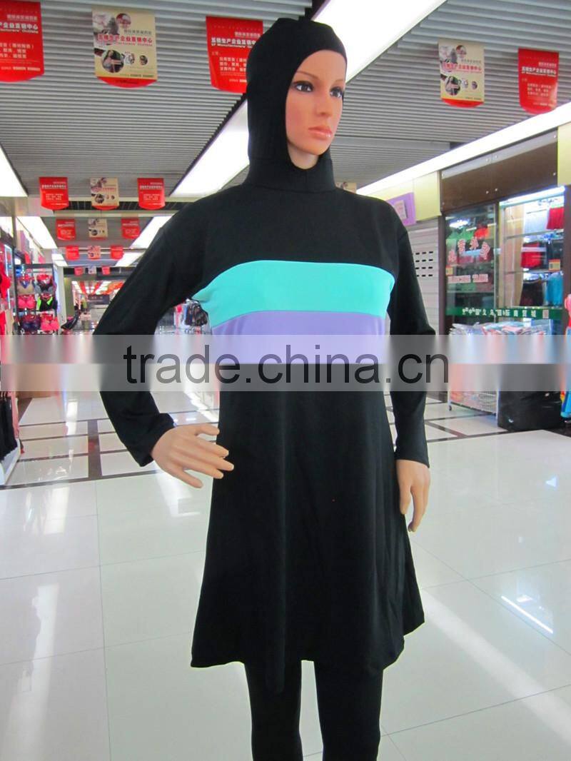 Wholesale plus size swim suit women swimwear muslim swimsuit