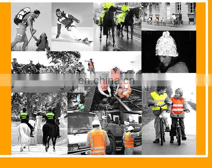 Customized reflective piping/binding for sewing on cloth