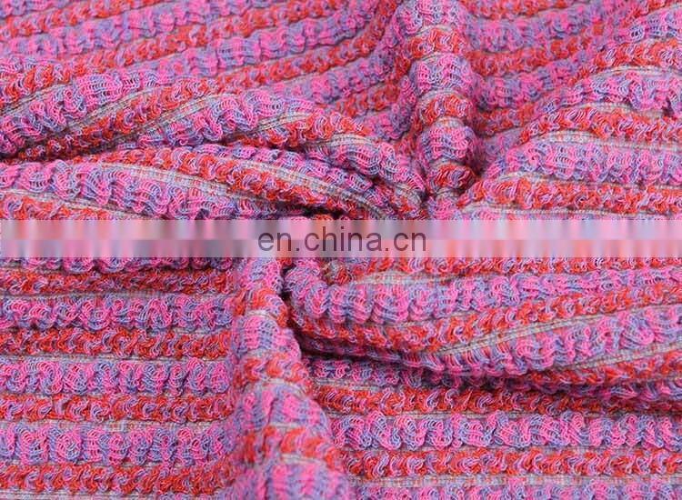Factory price Colorful multi-purpose dyed sweater knit fabric