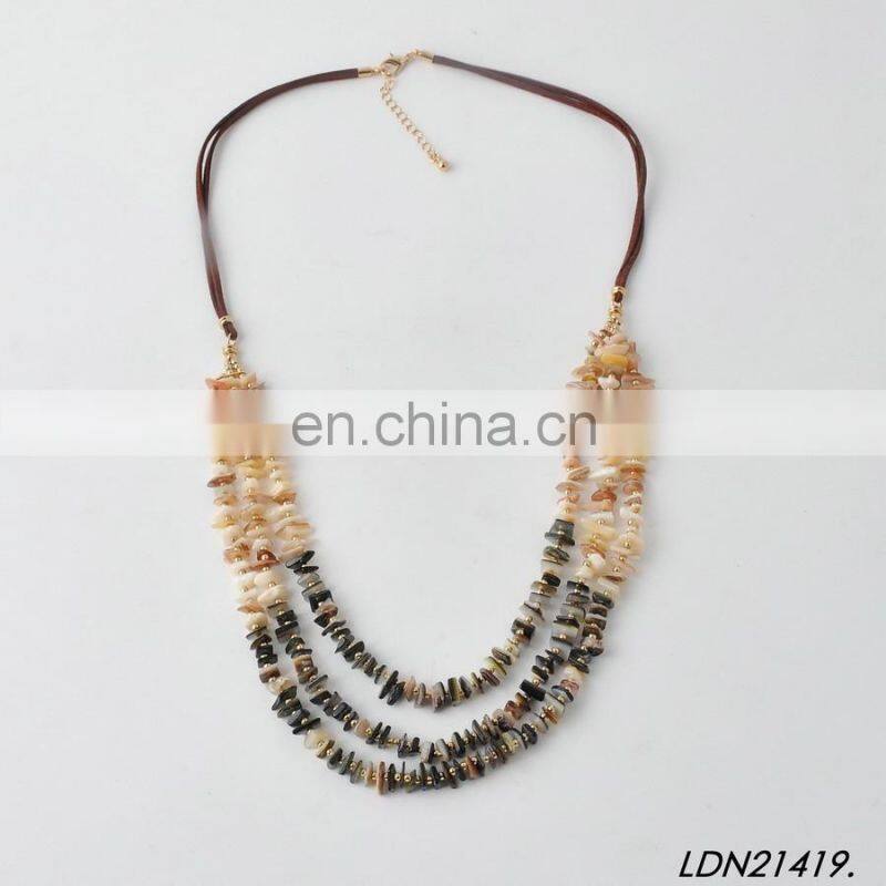Fashion Layered Handmade Shells Necklaces
