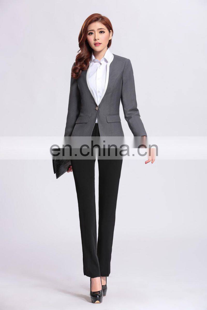 OEM female business tailored pant suits