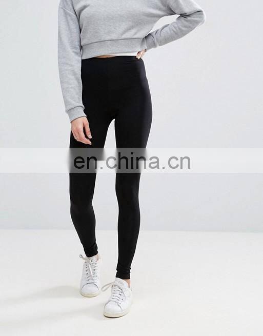 2017 Hot Sale High Waisted Leggings In Black