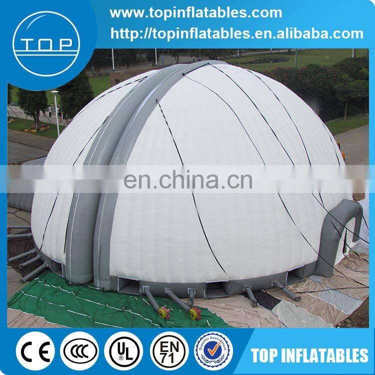 2017 Hot sale service equipment large inflatable dome tent