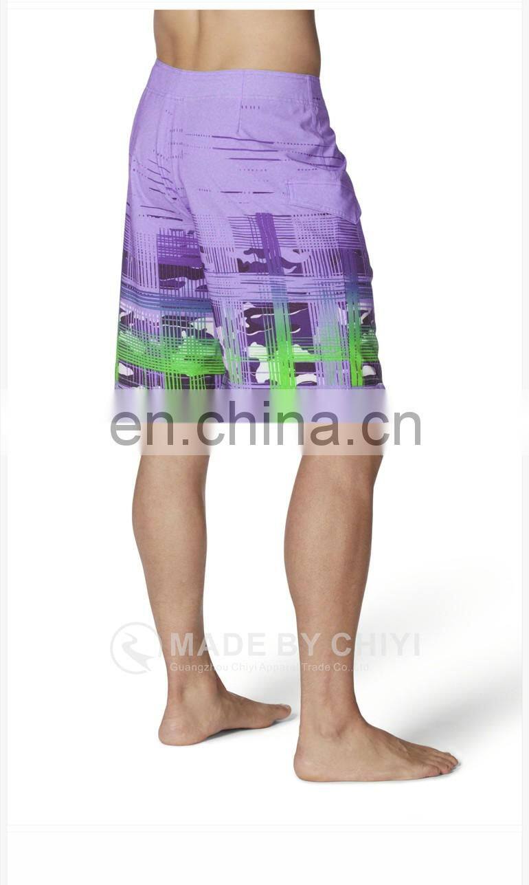 Custom brand 4-way stretch board shorts private label boardshorts 2017