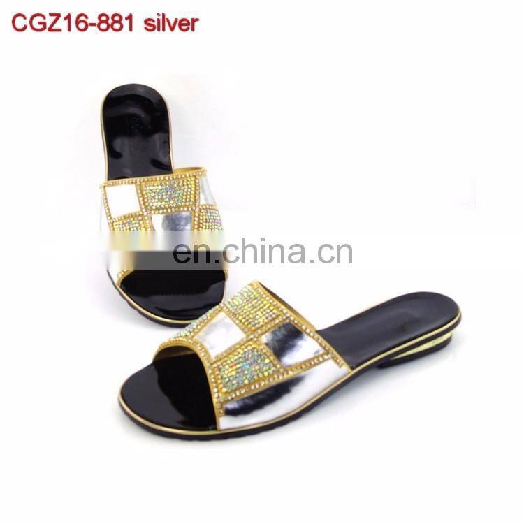 crystal slipper italian ladies shoes cheap ladies slipper
