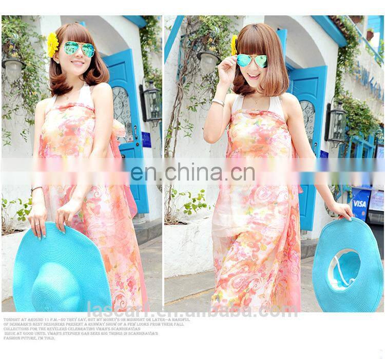 2015fashion style newest high quality silk crepe georgette digital printing pareo(SP860L)