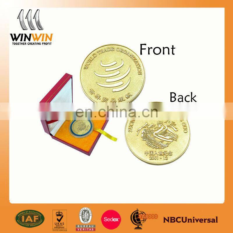 Factory price matte plated gold numismatic coins old coins
