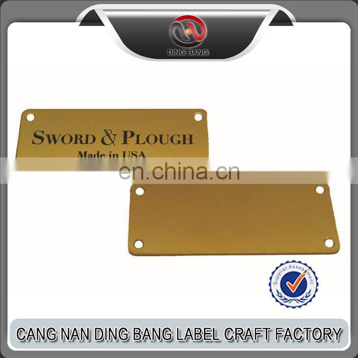 Aluminum Metal Name Label Tag Custom Logo Engraving