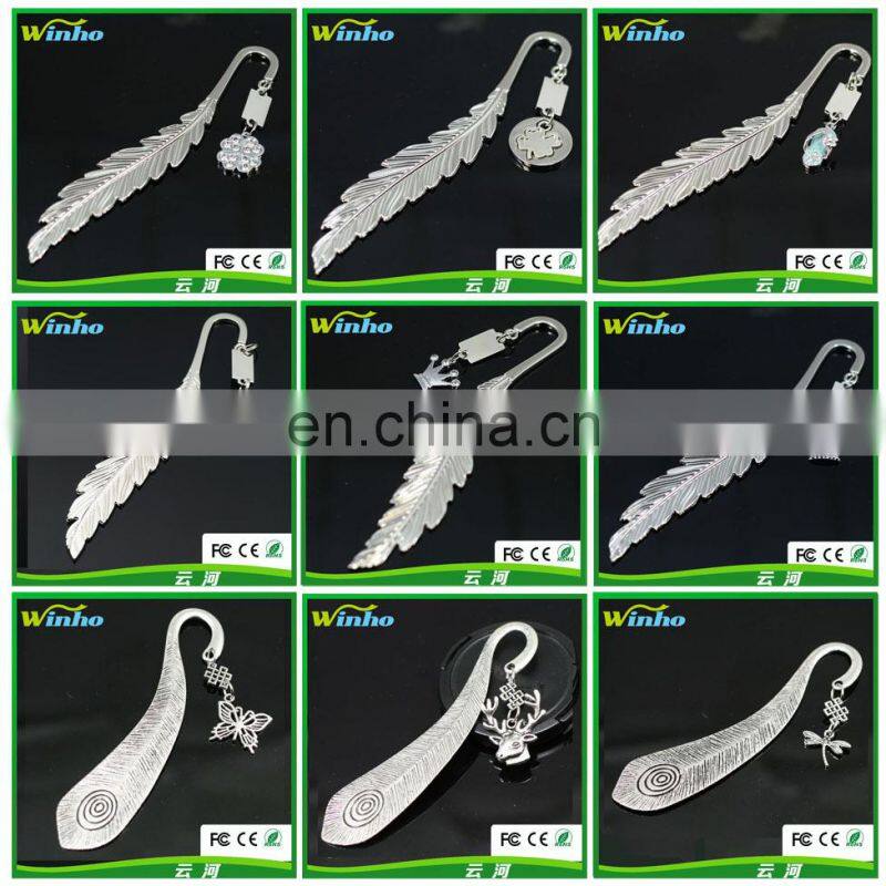 Winho flat metal clip on arch bookmark