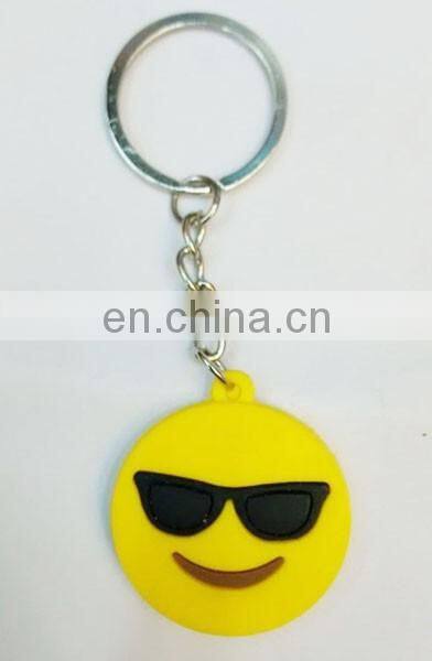 soft PVC emoji keychain poo keychain devil keychain