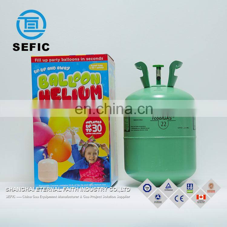 30LBs 99.999% Pure Helium Gas Cylinder Helium Gas Tank