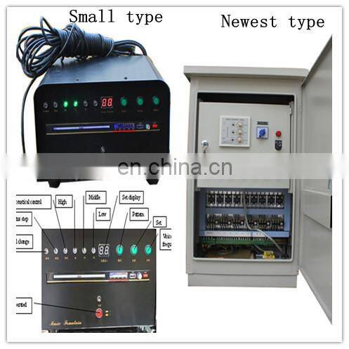 2m music controller programmable stainless steel portable water feature fountain garden fountain