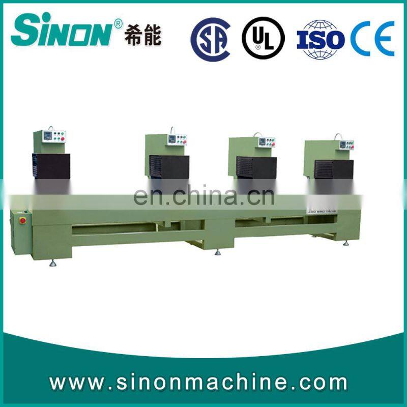 3-axis aluminium profile lock-hole making machine/curtain wall pattern carving drilling milling machine center