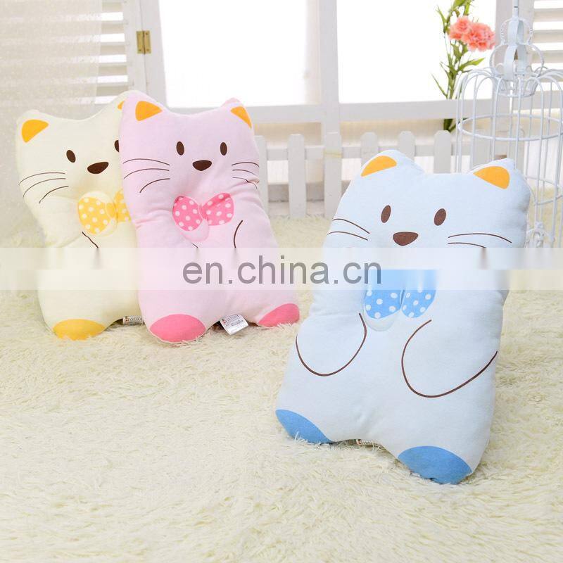 Cat Wholesale 100% Cotton Sleep Positioner Newborn Infant baby nursing pillow