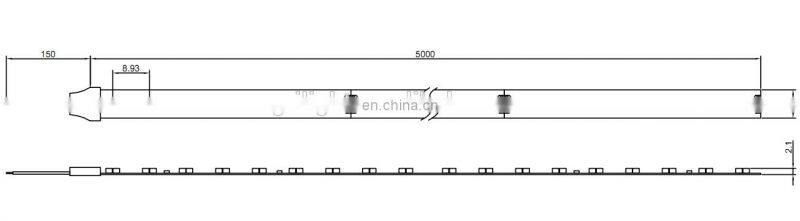 SMD5630 5050 2835 two colors dimmable cct bicolor led strip light