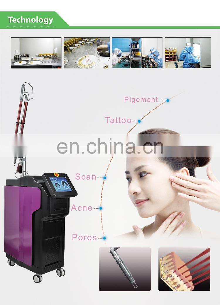 Super Pico laser 755nm tatoo removal/dark spots removal machine