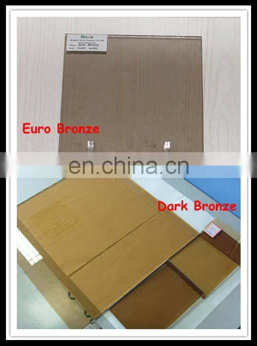 China building glass 4mm 5mm 6mm F France / Dark Green tinted colored Float Glass